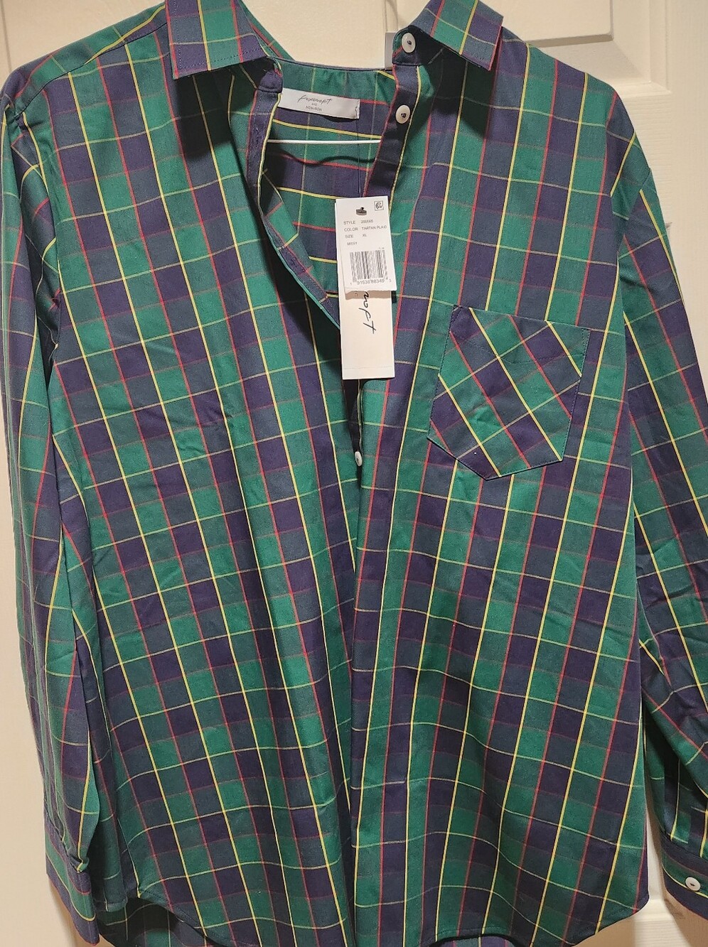 Foxcroft Plaid Button Down Shirt